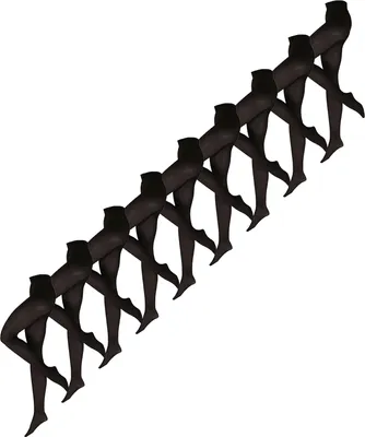Produktbild von NUR DIE nylon transparent Fein-strumpfhose Blickdicht 40 DEN schwarz 52-56