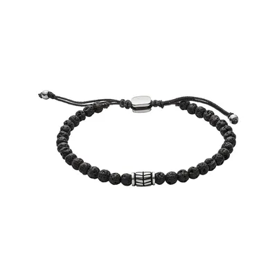 Produktbild von FOSSIL Armband Semi-Precious Bracelet Black schwarz