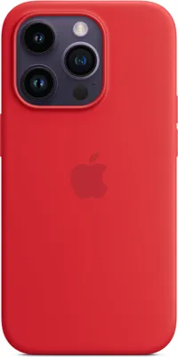 Produktbild von Apple iPhone 14 Pro Hülle - Silikon - Soft Case, Backcover - Rot