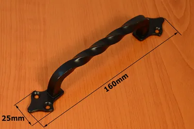 Produktbild von 2 Stück Stangengriffe Schrankgriffe Küchengriffe Griff Eisen antik, 16cm