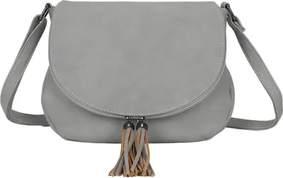 Produktbild von Gallantry, Schultertasche Damen mit Reißverschluss, Hellgrau
