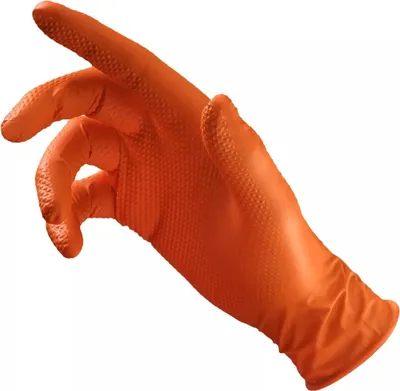 Immagine prodotto di Guanti In Nitrile Rinforzato Arancione 50Pz. Xxl