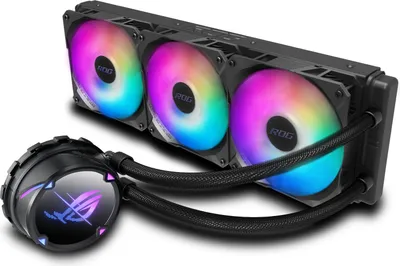 Immagine prodotto di ASUS ROG STRIX LC II 360 ARGB - Sistema di raffreddamento a liquido per processori - Dimensioni del dissipatore: 360 mm - (per: LGA1156, LGA1155, LGA2011, LGA1150, LGA2011-3, LGA1151, AM4, LGA2066, TR4, LGA1200, LGA1152, LGA1700)