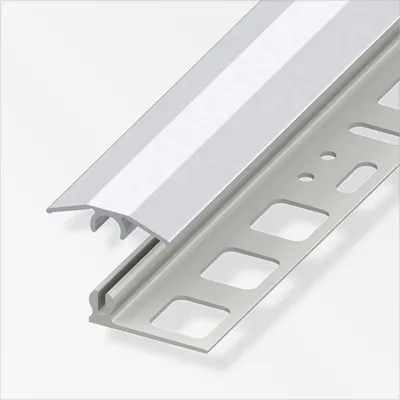 Produktbild von alfer Übergangs-Profil 1 m, 25 x 7 mm Aluminium eloxiert silber