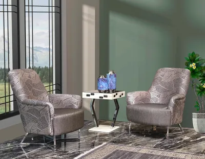 Obrázok produktu pre Luxus Wohnzimmer Moderne Möbel Set 2x Sessel in Wohnzimmer Relax Lounge
