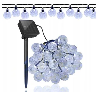 Obrázek produktu pro Topyiyi Solární světelný řetěz 8M USB Teplá bílá
