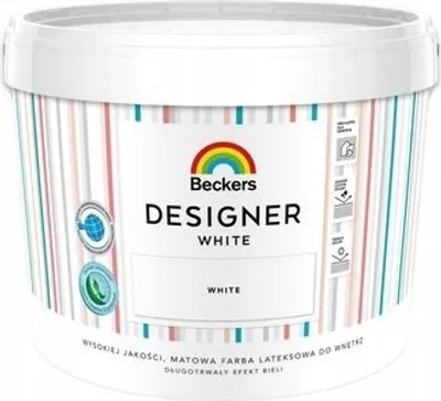 Produktbild von BECKERS DESIGNER weiße Latexfarbe 10L