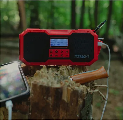 Image de Albrecht DR 112 DAB+ Outdoor Radio à manivelle, couleur :