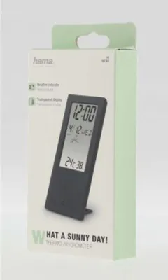 Immagine prodotto di Stazione meteo Hama TH-140 nero Termometro/Igrometro 186365