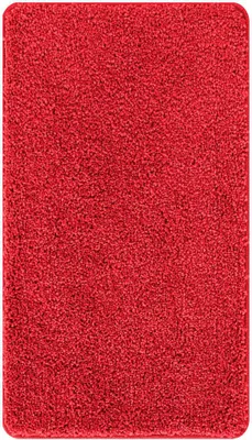 Obrázok produktu pre vidaXL Protiskluzová kúpeľňová rohož Červená 70 x 120 cm PP