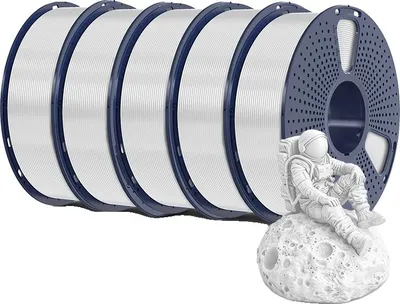 Obrázek produktu pro vlákno pro 3D tiskárny, průměr 1,75 mm, vysoká houževnatost, bílé