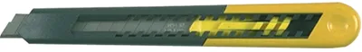 Zdjęcie produktu dla STANLEY Cutter 9.5 MM Długość 130 mm, Wymiar:nv, Długość:nv, Kolor:nv, Długość całkowita:nv, Długość ostrza:nv, Szerokość ostrza:9 mm, Zawartość:nv