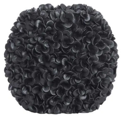 Image de Vase PHYLIA en plastique mat noir – 31,5x17x28 cm
