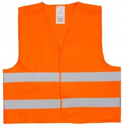 Produktbild von Amio Sicherheitsweste Warnweste Orange für das Auto