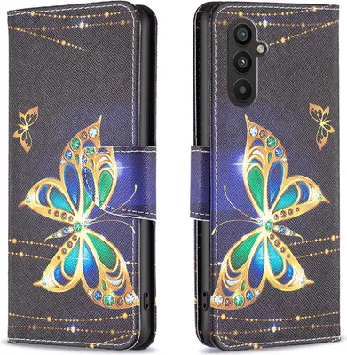 Produktbild von Für Samsung Galaxy A25 5G Kunst-Leder Book Handy Tasche Motiv 5 Hülle Etuis Schutz