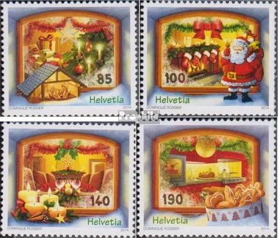 Produktbild von Briefmarken Schweiz 2014 Mi 2366-2369 (kompl.Ausg.) gestempelt Weihnachten