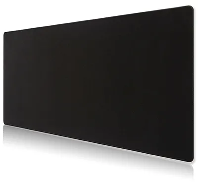 Image de Tapis de souris noir, sous-main noir, tapis de souris XXXL (900 x 400 mm), grand tapis de souris, tapis de souris gaming, surface imperméable et dessous antidérapant
