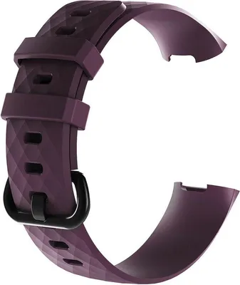 Zdjęcie produktu dla Go Go Gadget – Opaska silikonowa do wagi – Opaska sportowa – Fitbit Charge 3 & 4 – Rozmiar S/M – Fioletowa