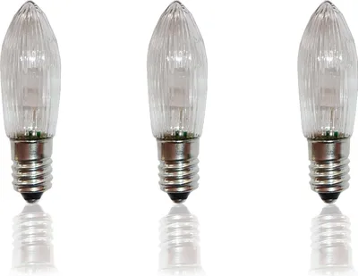 Produktbild von Ersatzkerzen LED 8-55V 0,5W, 3Stk E10, für 4-30 Brennstellen innen 913231