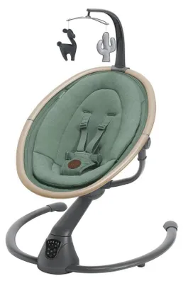 Produktbild von Maxi-Cosi Cassia Babywippe Elektrisch, 0–6 Monate, Babyschaukel Elektrisch, 12 Melodien, 360°-Sitzdrehung, 5 Geschwindigkeiten, Beyond Green