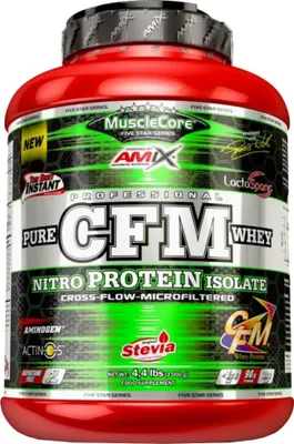 Imagen del producto de AMIX | CFM Nitro Protein Isolate, sabor plátano y café