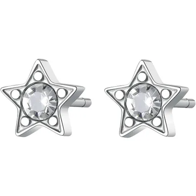 Produktbild von Elegant steel earrings with clear crystals CLICK SCK46