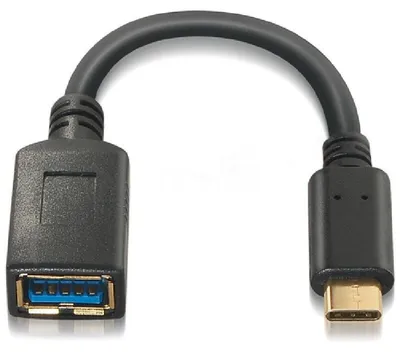Imagen del producto de Nanocable Cable USB 3.1 Gen1 3A, USB-C/M-A/F, 15cm