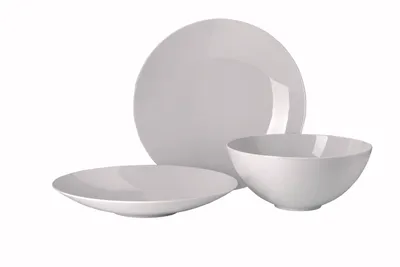 Image de Rosenthal Set 3-tlg./2 Teller + 1 Schüssel TAC Gropius Weiss 11280-800001-28715