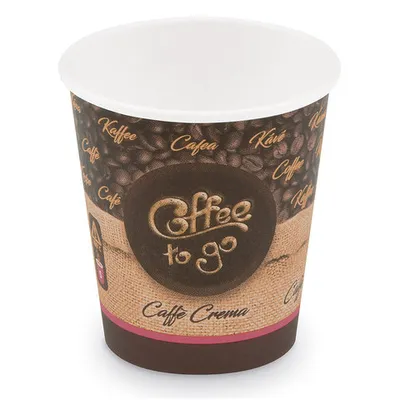 Produktbild von 500x Kaffeebecher S 'Coffee To Go' Caffe Crema Americano Lungo 150ml 200ml