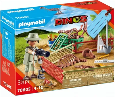 Zdjęcie produktu dla PLAYMOBIL Dinos 70605, Zestaw figurek, 4 lat(a), Plastik, 38 szt.