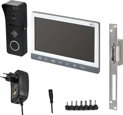 Sada videotelefonu EM-10AHD s el. zámkem otevř./zavř.
