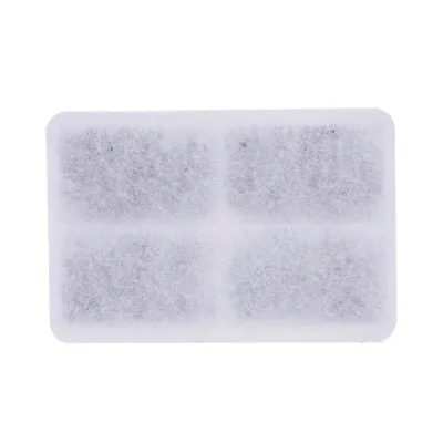 Obrázek produktu pro sada vodního filtru s dřevěným uhlím a houbového filtru 4PCS pro fontánu pro psy a kočky s dávkovačem vody