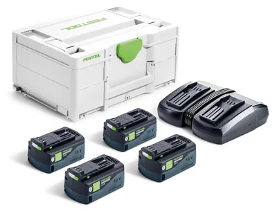 Produktbild von Festool Energie-Set SYS 18V 4xHP5,0/TCL6DUO | 578681