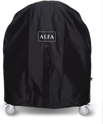 Imagen del producto de Funda protectora negra para horno de pizza Alfa Forni, modelo Classico, para 4 pizzas y con base