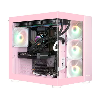 Produktbild von COUGAR Gaming-PC FV150 PK 7951 AMD Ryzen 5 9600X Wasserkühlung 32GB DDR5 RAM 1TB SSD RTX 5060 Windows 11