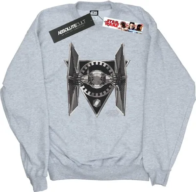 Produktbild von Star Wars - "The Last Jedi TIE Fighter" Sweatshirt für Herren BI46164 (S) (Grau)