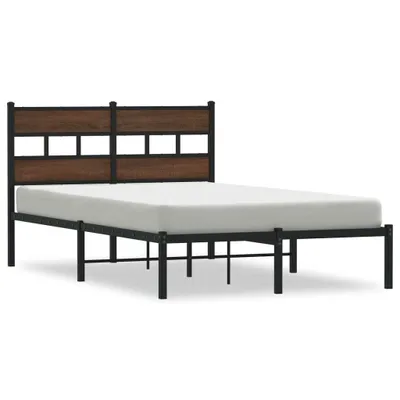 Produktbild von "2026 Aktion"Bettgestell/Doppelbett ️Hochwertiges - Polsterbett Erwachsene/r /Kind - ohne Matratze - mit Kopfteil - Braun Eiche 120x200cm - Klassische Betten NeuMöbel481807