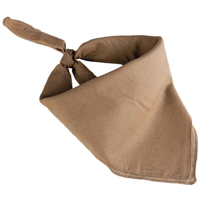 Produktbild von Bandana Halstuch im US-Stil aus 100% Baumwolle, Farbe Coyote, ca. 55 x 55 cm