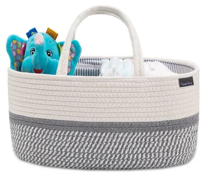 Immagine prodotto di Organizzatore per pannolini per bambini - 100% cotone, regolabile