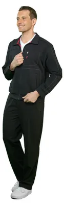 Produktbild von Bundle - Authentic klein - Herren Sport und Freizeit Jacke aus Baumwollmix in verschiedenen Farben (53033), Farbe:Schwarz (090), Größe:110