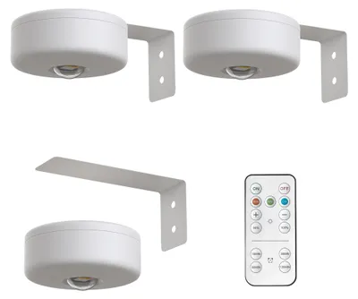 Produktbild von LED Bilderleuchte Weiß Kabellos Katzenaugen-Effekt 3er-Pack 6,2 cm