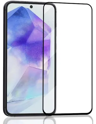 Produktbild von 1-Pack SAMSUNG A55 Displayschutzfolie - Gehärtetes Glas 9H - Super Qualität 3D