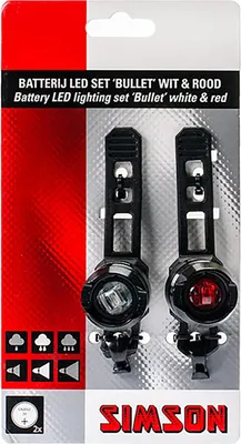 Produktbild von Simson Batterie LED set ''Bullet''