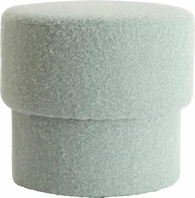 Produktbild von Light & Living - Sitzpuff Muno - Hellblau - Ø50x45cm