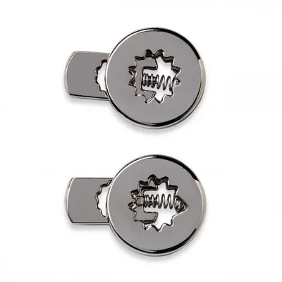Produktbild von Prym, Cord stopper, round, silver, 2 pcs.