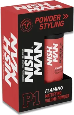 Obrázok produktu pre NishMan stylingový púder na vlasy P1 Flaming 20 g