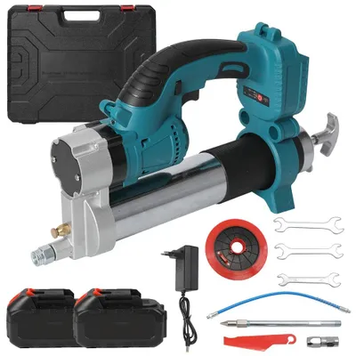 Produktbild von Elektrische Fettpresse - Bürstenlose Hochdruckpumpe - 74 MPa - 220 V - 2 Akkus - 1 EU-Stecker - Fahrzeugwartung