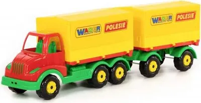 Produktbild von Polesie 44075 "Muromiec "Auto mit Plane und Netzanhänger