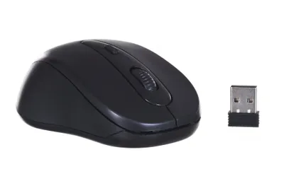 Imagen del producto de Ratón óptico inalámbrico de 2.4 GHz, modelo Maverick, con conexión USB