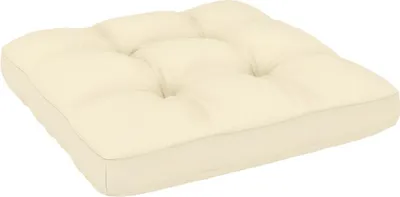 Produktbild von vidaXL Garten-Fußhocker mit Kissen 2 Stk. Massivholz Kiefer